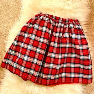 Lands' End Kids Plaid Skir